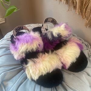 🎀 UGG Womens Oh Yeah Slide Tie Dye Magnolia Size 8 Sandals